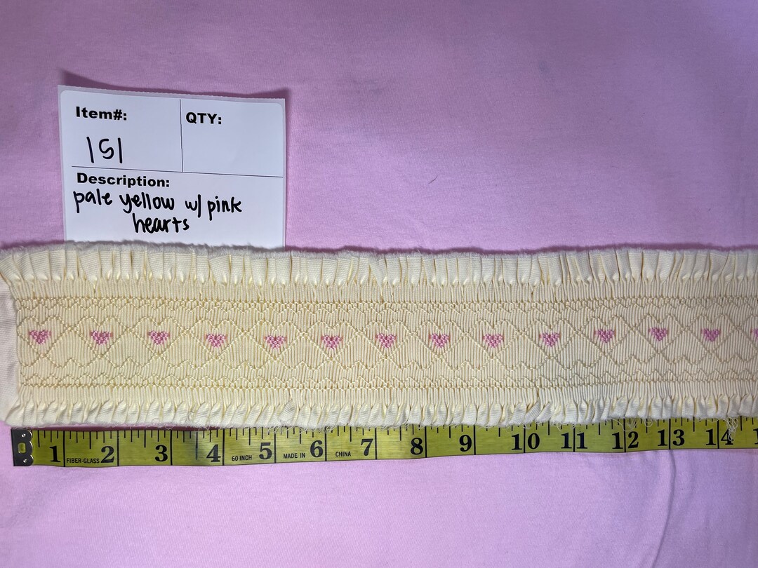 PRE SMOCKED Prissy Patterns PRE Smocked Insert Sewing Etsy