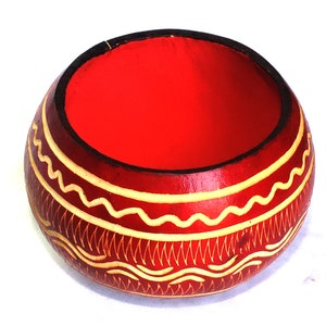 Gourd Bowl, Gourd Vase, Carved gourd bowl, African Gourd bowl, Decorative Gourd Bowl, African Home Decor, Africa gourd
