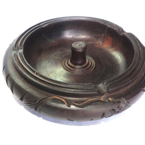 African Ash Tray, Handmade African Ashtray, Ashtray, Handmade Ashtray, Wooden Ashtray, Carved Ashtray, Hand carved Ash Tray, Gift for Men