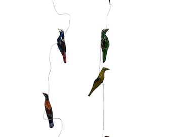 African Bird Wind Chimes, Bird wind chimes, wind chimes, bird chimes, chimes, home decor, door chimes, wind chime birds, Bird chimes decor