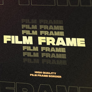 10 FILM FRAME | instant film frames, super 8mm, film negative border, film strip, filmmaker overlays, kodak portra overlay