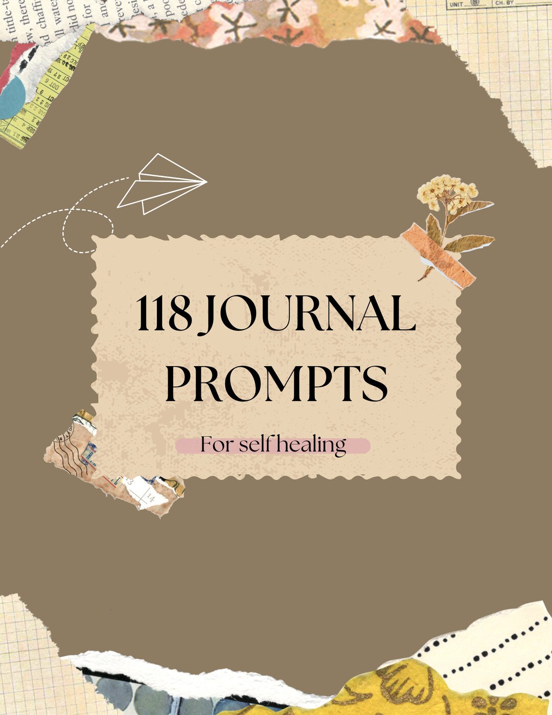 118 Journal Prompts for Self Healing Etsy