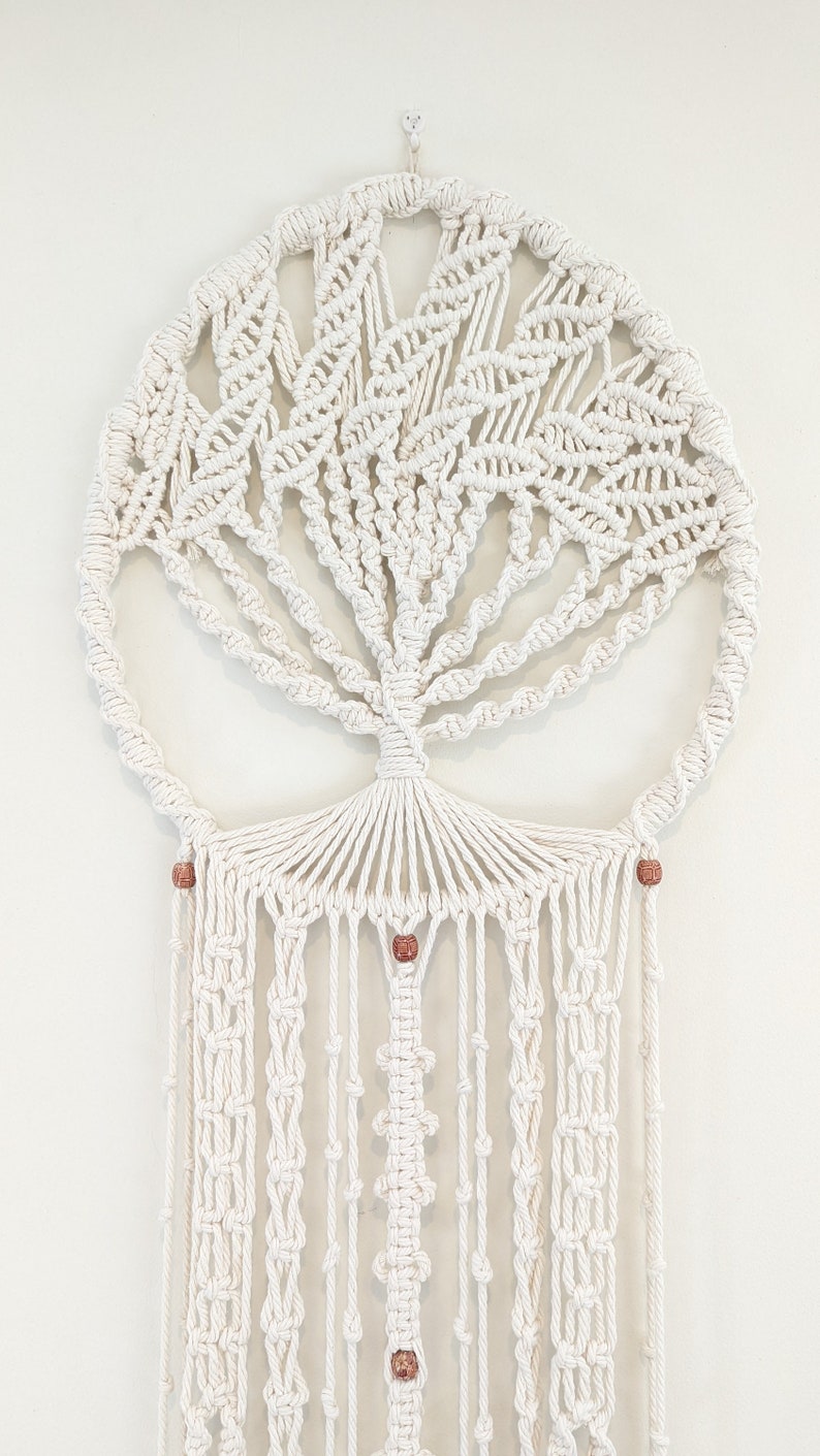 Boho-chic Style Macrame Wall Hanging Tree of Life Dream Catcher. - Etsy