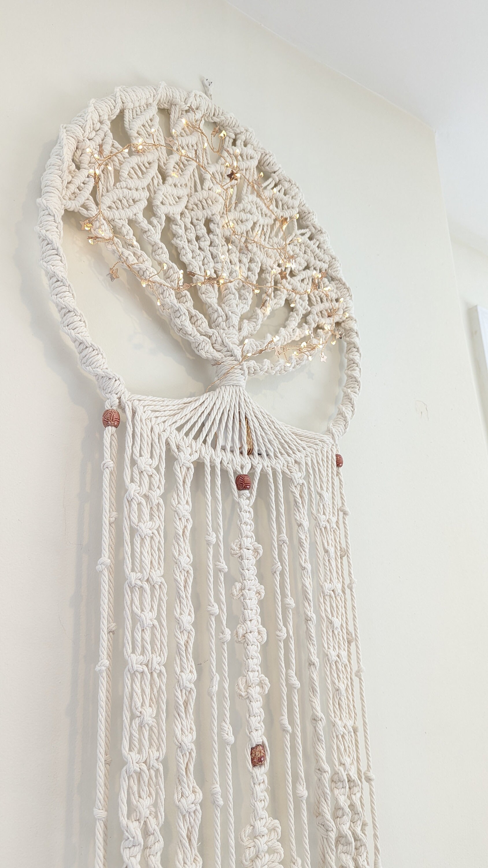 Boho-chic Style Macrame Wall Hanging Tree of Life Dream Catcher. - Etsy