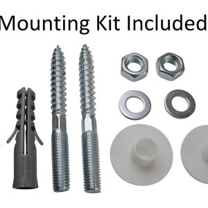 24" Black Wall-mount Modern Small Floating Bathroom Sink - Mounting Kit ...