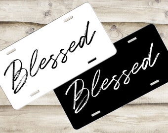 Blessed Car Tag - Etsy