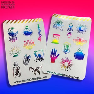 Witches Brew Foil Planner Stickers, 2 Foil Sticker Sheets, Planner Stickers, Journal Stickers, Sticker Sheets, Kiss Cut Stickers