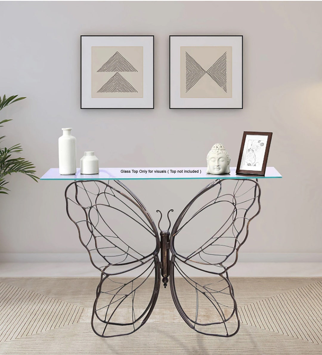 Butterfly console table deals