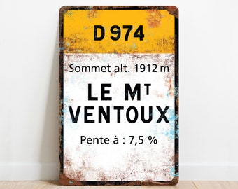 Mont Ventoux - Style vintage Tour de France Fietsbord - Cadeau pour fille