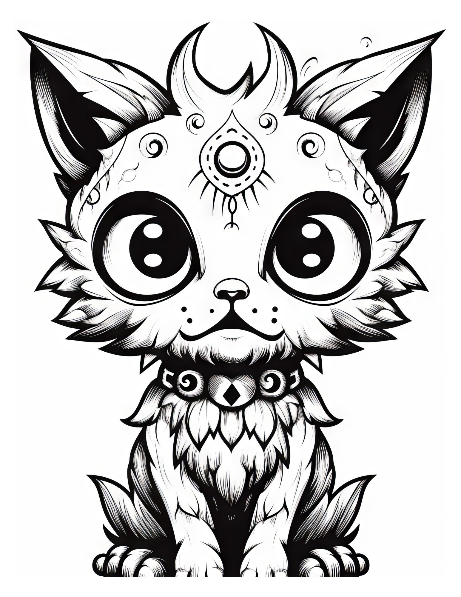 Creepy Cute Animals Coloring Book - Etsy