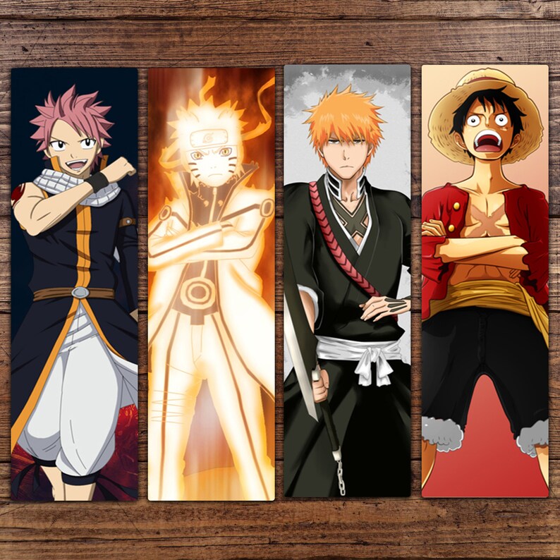 metal print anime art bookmarks etsy canada