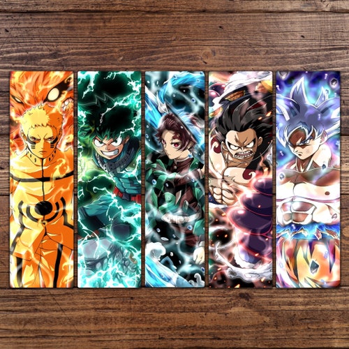 metal print anime art bookmarks etsy ireland