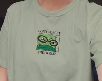 Besticktes Don&#39;t Forget the Pickles T-Shirt | Bob-Shirt