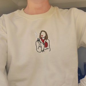 Embroidered Carol Sweatshirt | Cate Blanchett Sweatshirt