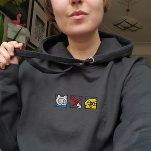 Embroidered Adventure Time Hoodie