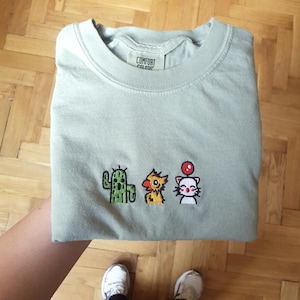 Embroidered Final Fantasy T-shirt