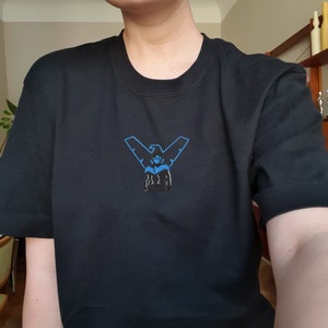 Camicia Nightwing ricamata