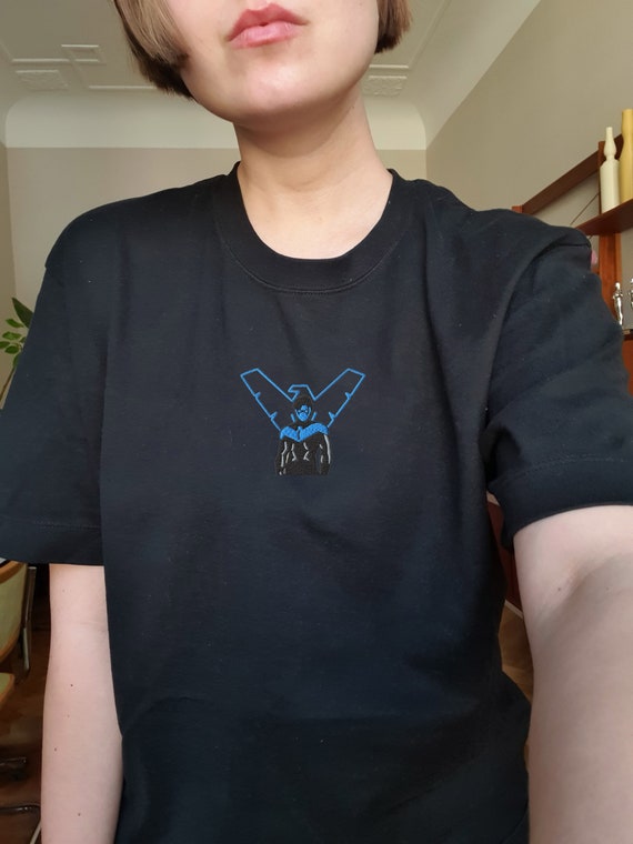 Embroidered Nightwing Shirt