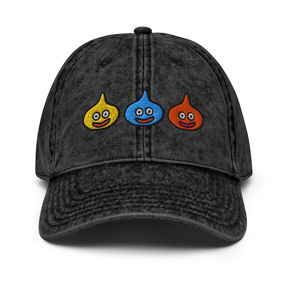 Embroidered Dragon Quest Cap | Slime Cap - Etsy