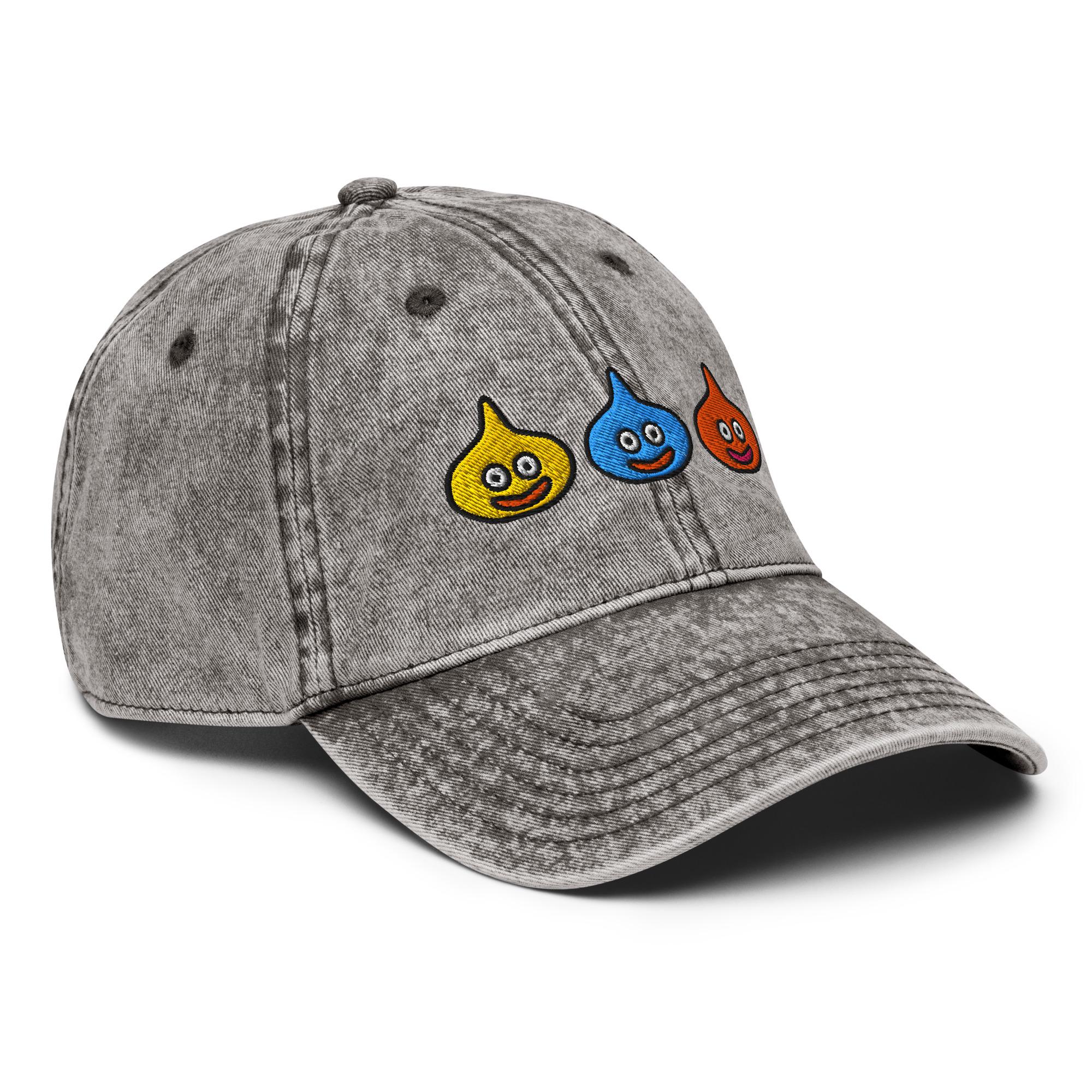 Embroidered Dragon Quest Cap | Slime Cap - Etsy