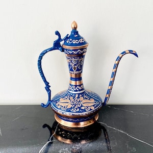 Copper Jug, Handmade Drinker,Ottoman Jug,White Pitcher,Patterned Pitcher,Decorative Pitcher,Turkish Jug, Souvenir, Presentation,Wedding Gift