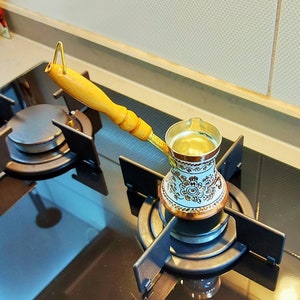Cafetière turque en cuivre massif, cafetière en cuivre brodée, cafetière faite main, briki grec, cafetière arabe, café ottoman