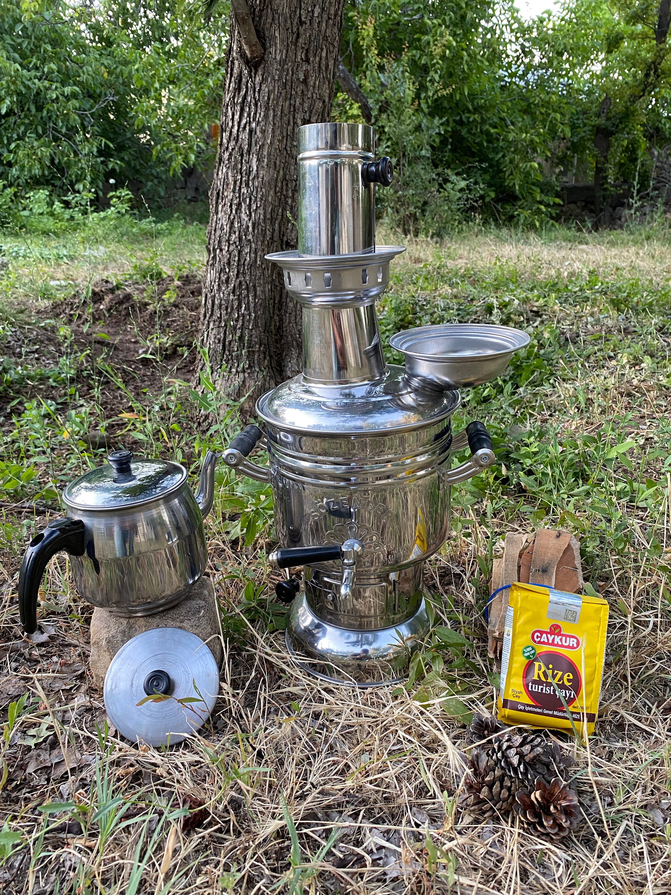 Electric samovar 5 LT tea machine turkish tea kettle warmer Coffee and tea  Thermoses electric tea Teapot Home heating thermostat