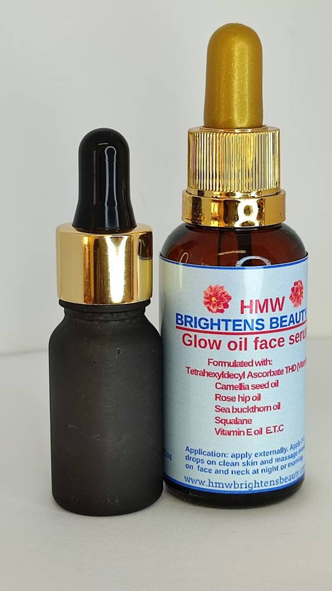 Vitamin C Face Oil, Vitamin C Serum, Rosehip Oil, Glow Oil for Face, Bakuchiol Serum, Face Oil