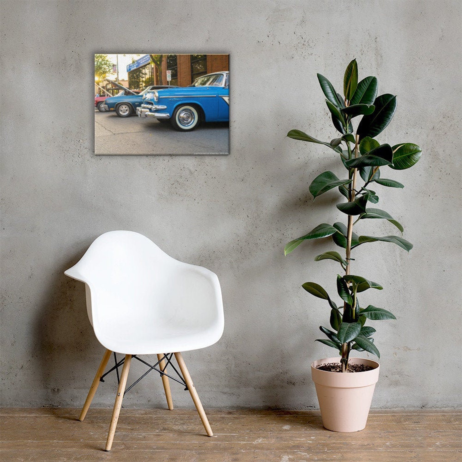Classic Car Canvas / Classic Car Wall Art / Classic Car Print | Etsy