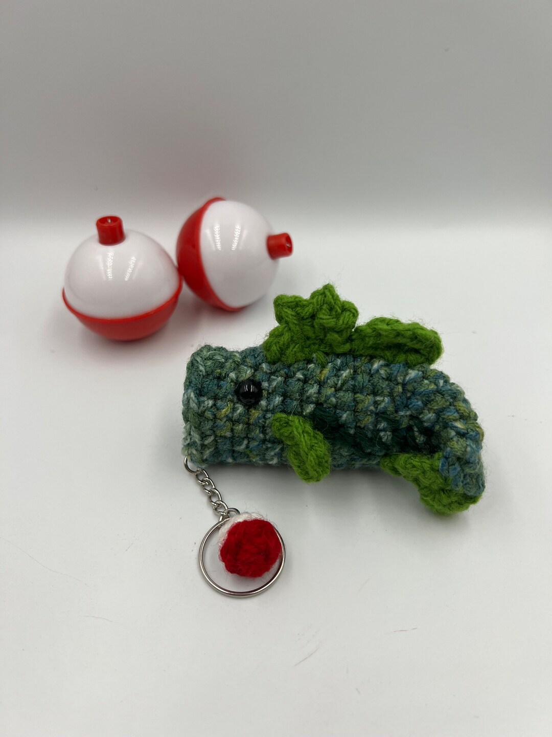 Crochet Bass Fish Keychain - Etsy