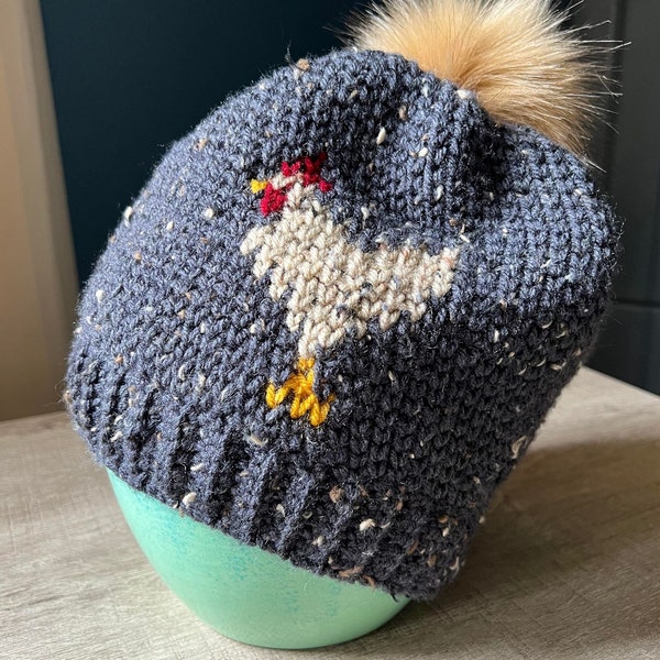 Chicken Crochet Hat - PATTERN ONLY