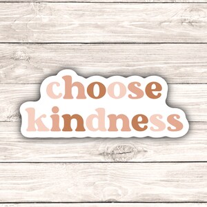 Choose Kindness Sticker, Teacher Stickers, Teacher Gift, Positive Sticker, Motivational Sticker