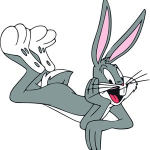 Buggs Bunny SVG multicouche