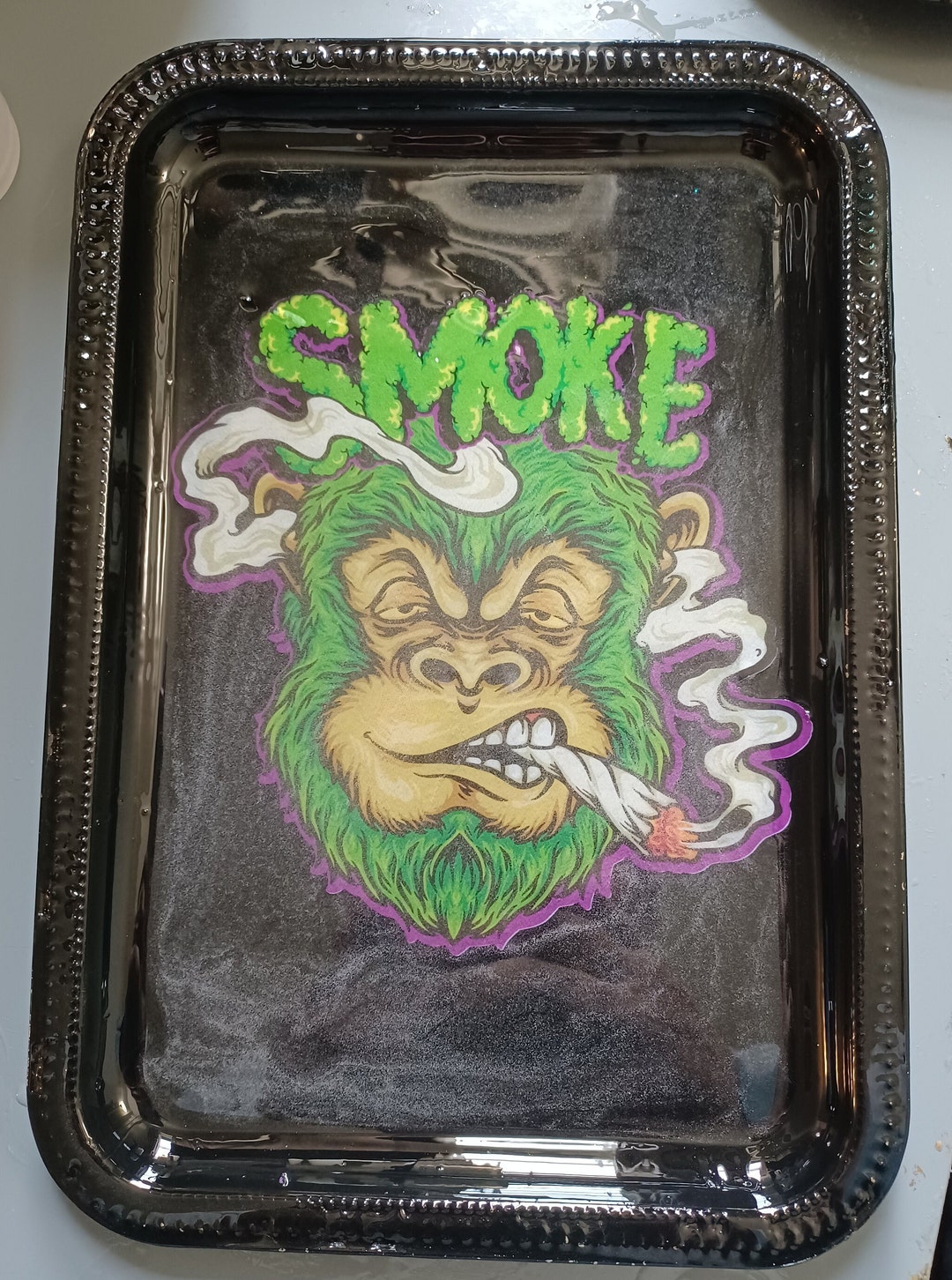RICK AND MORTY ROLLING TRAY MEDIUM BREAKING RICK – ALL IN ONE SMOKE SHOP