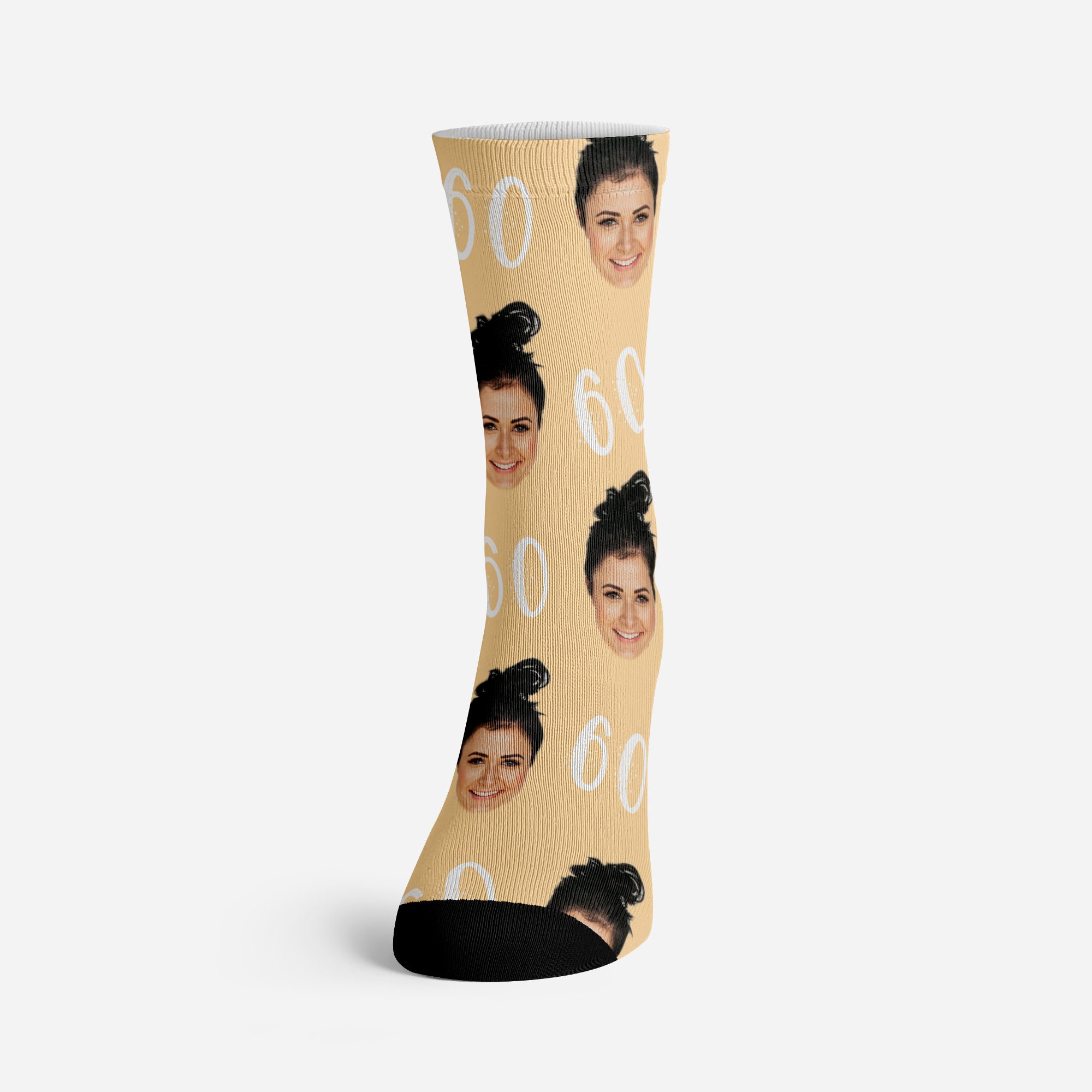 60Th Birthday Customisable Socks - Custom Present Gift, Gift. Birthday Gift