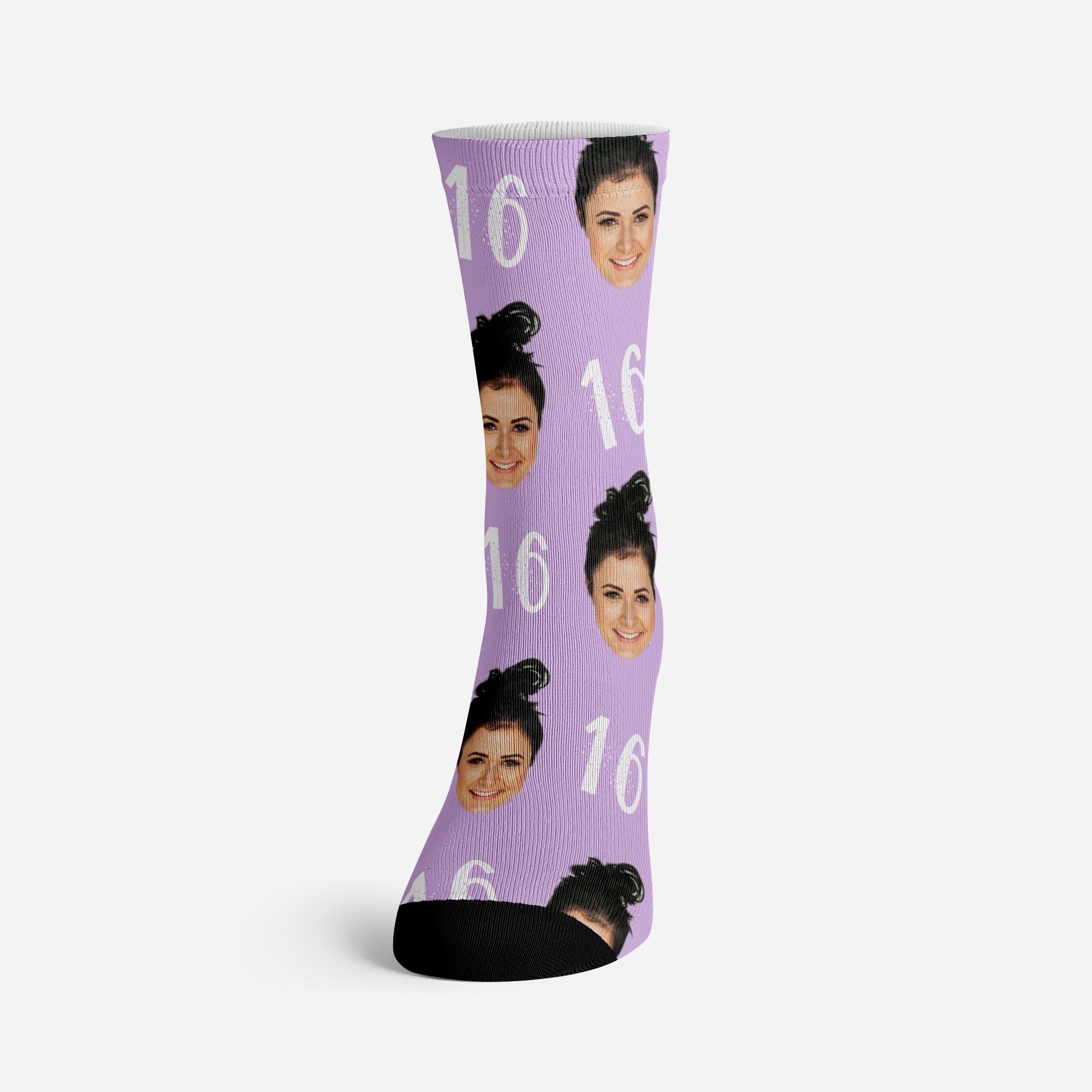 16Th Birthday Customisable Socks - Custom Present Gift, Gift. Birthday Gift