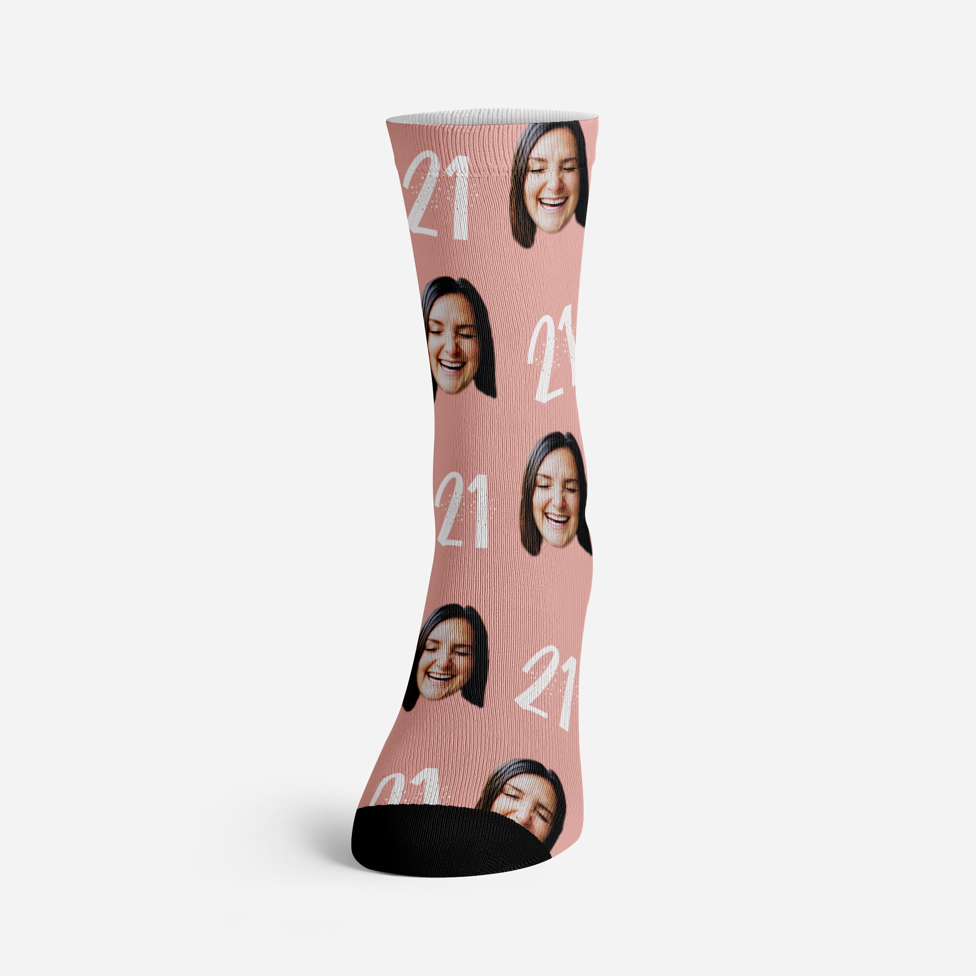 21Th Birthday Customisable Socks - Custom Present Gift, Gift. Birthday Gift