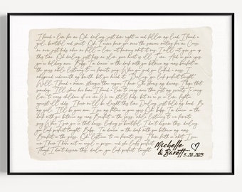 Personalized Song Lyrics Print, Wedding Anniversary Gift (Digital Download)