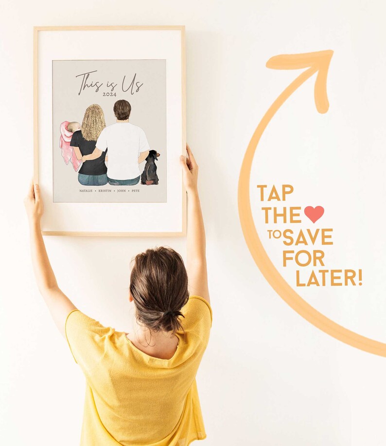 NEW MOM GIFT Idea, Personalized Family Print, First Time Mom Birthday, 1st Mother's Day, Unique Gift for New Parent, 1st Time Mom Gift Ideas image 10