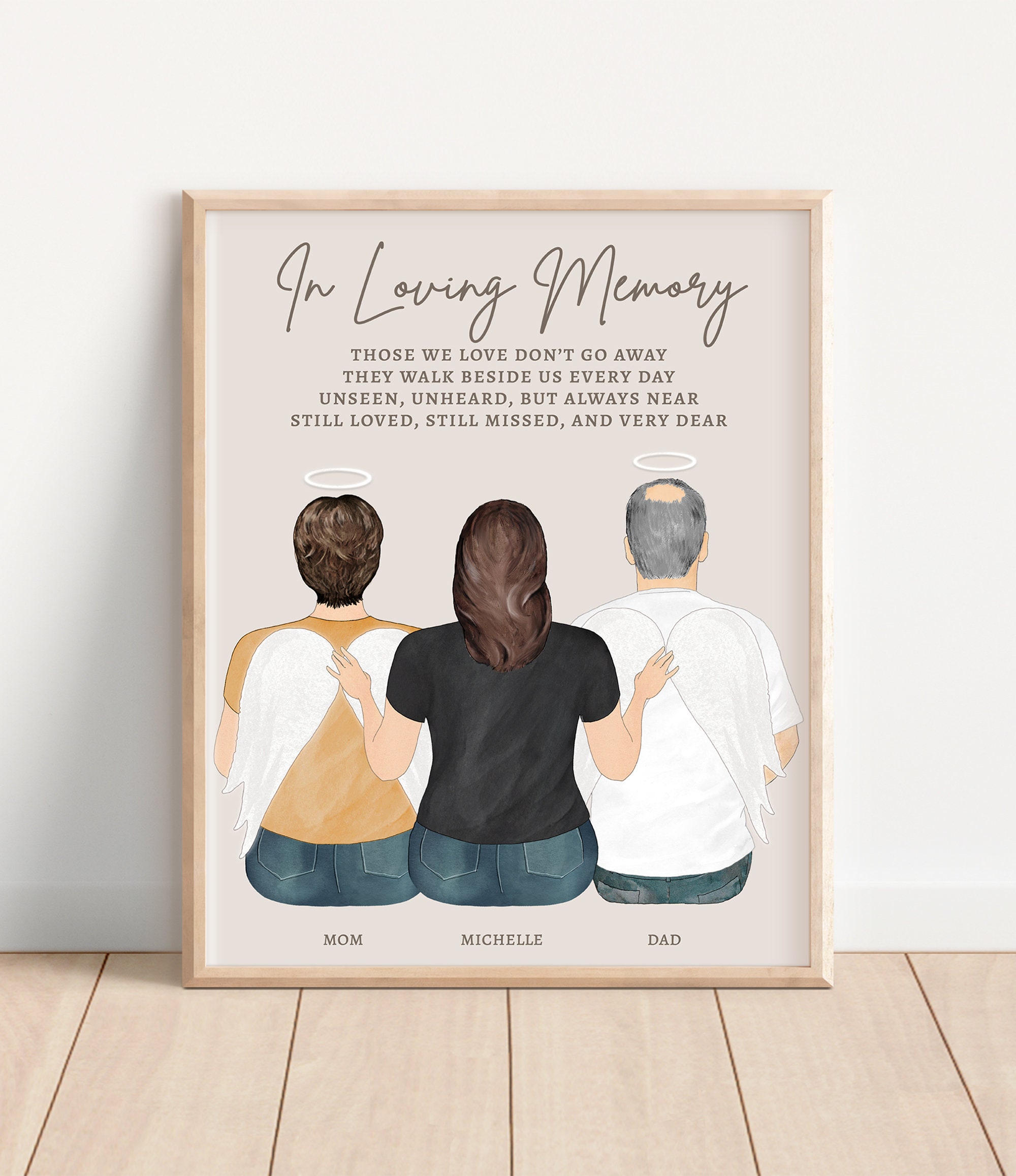 Memorial Gifts For Loss Of Son,In Loving Memory Picture Frame