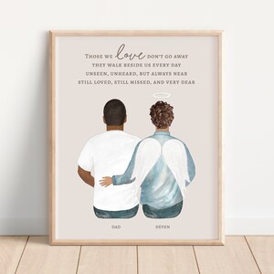 VERLUST DES SOHN Erinnerungsgeschenk, Verlust des Kindes, personalisiertes Erinnerungsgeschenk, In liebevoller Erinnerung, Sohn im Himmel, Erinnerungsgeschenkidee, Eltern-Trauergeschenk