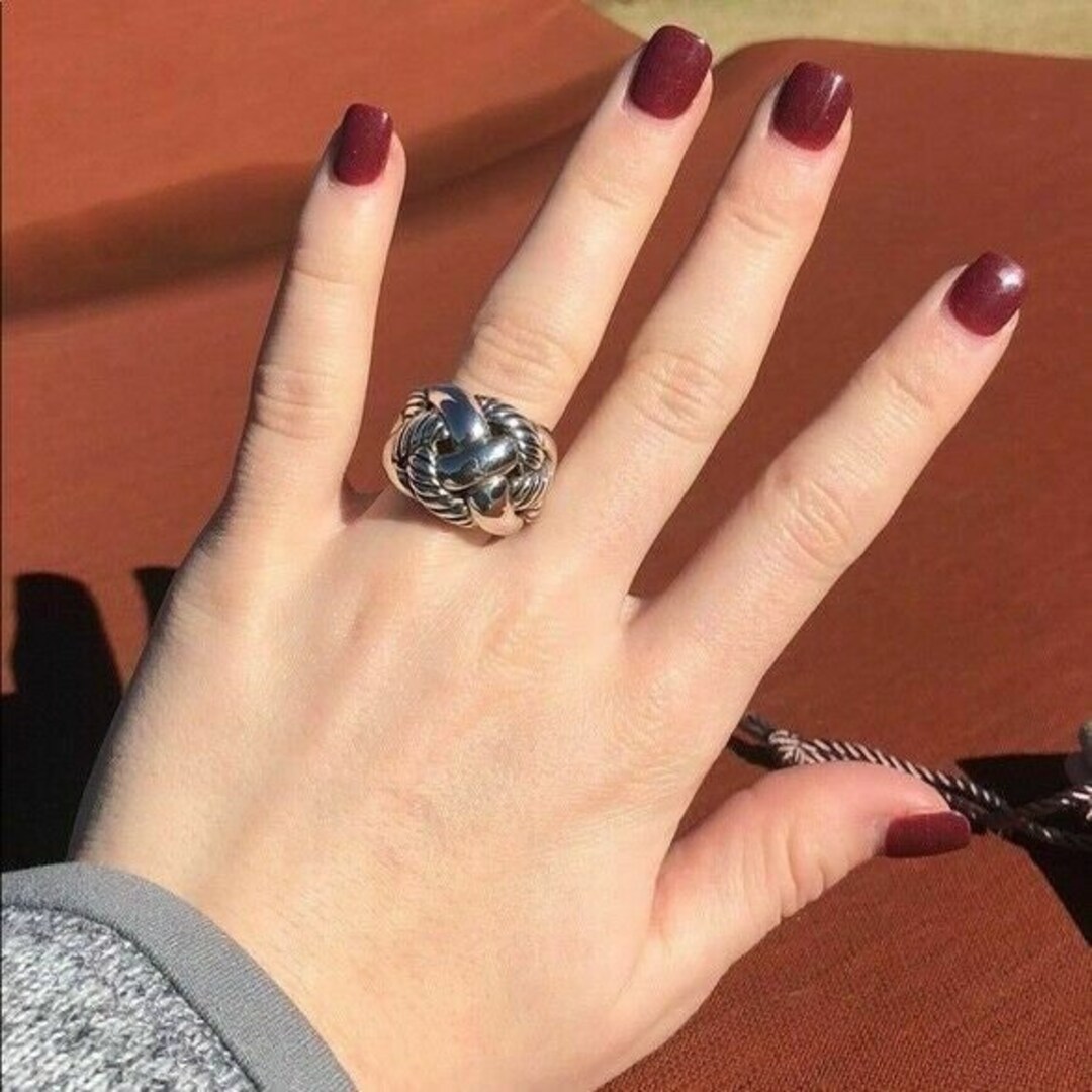 Authentic David Yurman Size 7 Sterling Woven 925 Sterling Etsy