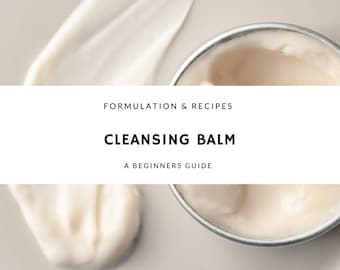 DIY Cleansing Balm Recipe | Natural Skincare (PDF Pattern)