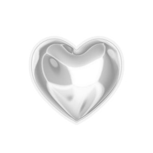 Y2K-Inspired Chrome Heart Laptop Sticker - Embrace Nostalgic Vibes