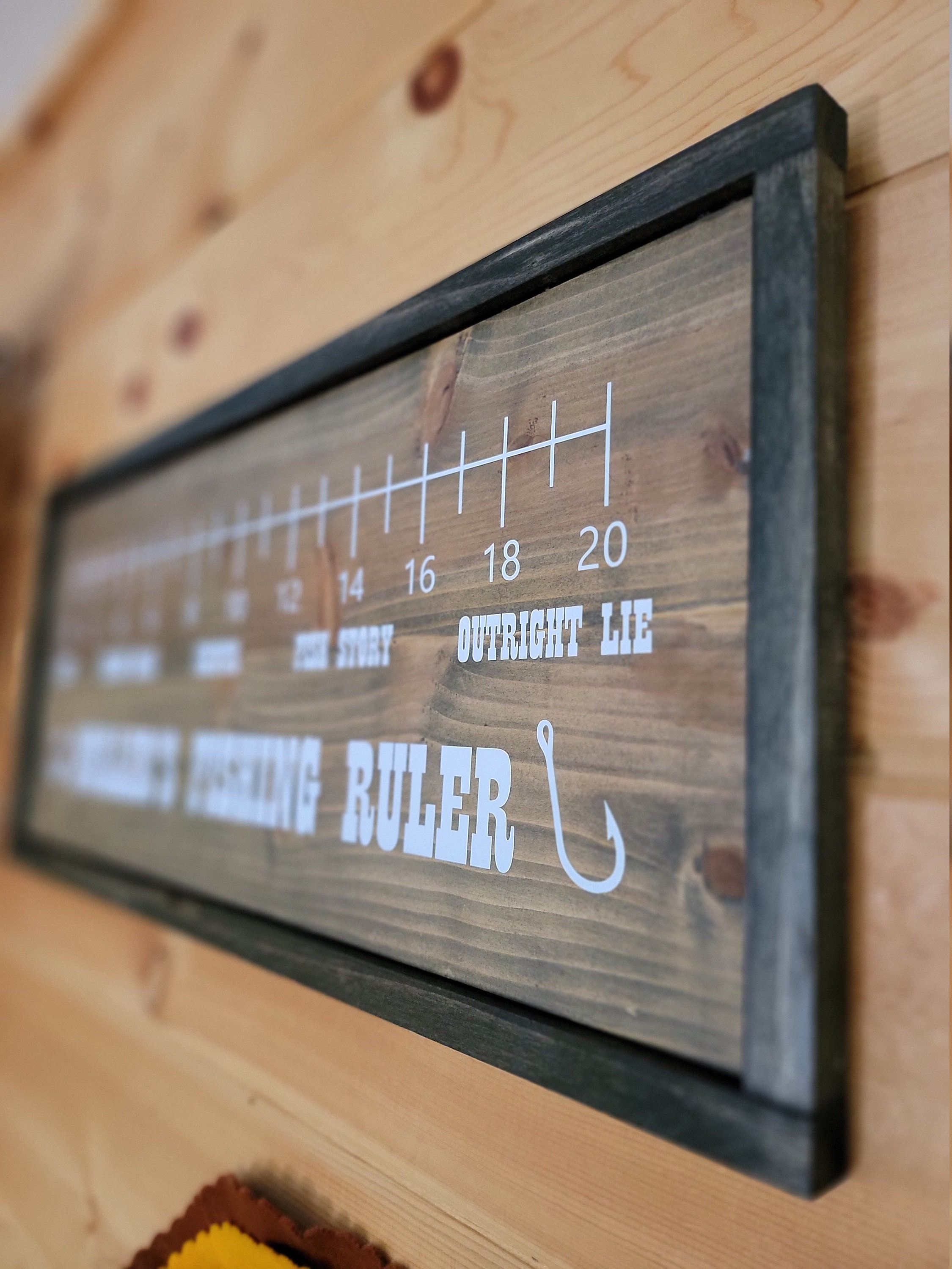 Fish Ruler Advertising Custom Fishing Ruler Sign - Etsy