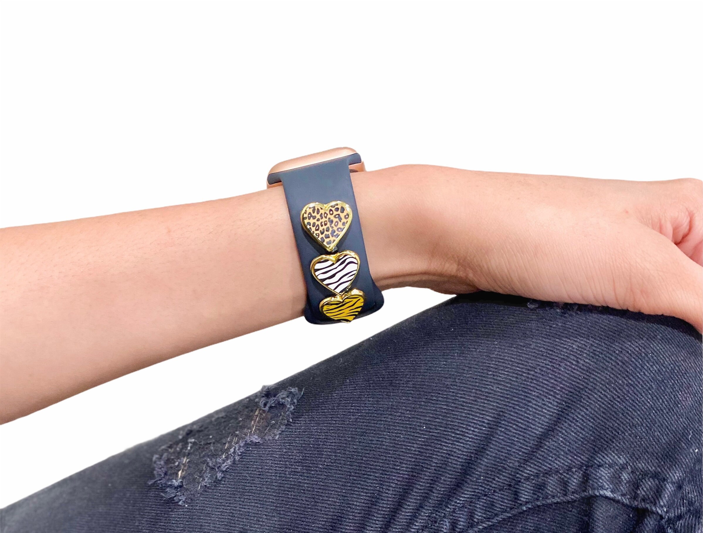 Smart Watch Band Charms Mode Animal Print Dekorative Apple Etsy.de