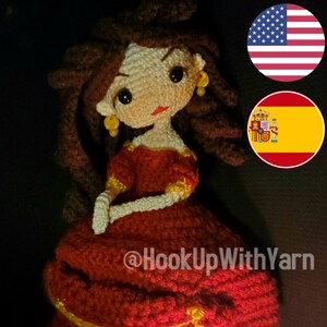 PATTERN - Crochet Princess/Queen Doll