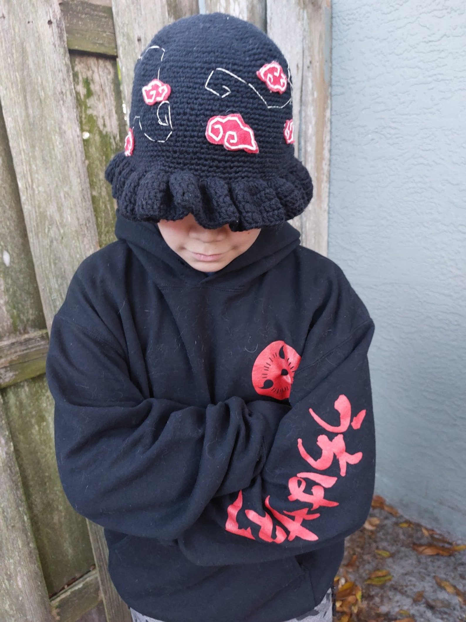 Akatsuki Crochet Bucket Hat Pattern HookUpWithYarn Etsy France