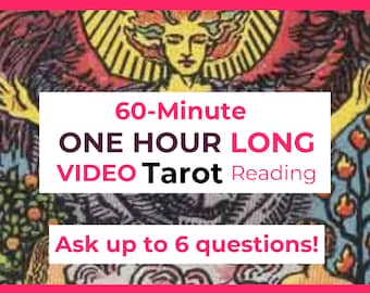 60-Minute Video Tarot Reading: Ask Up to 6 Questions
