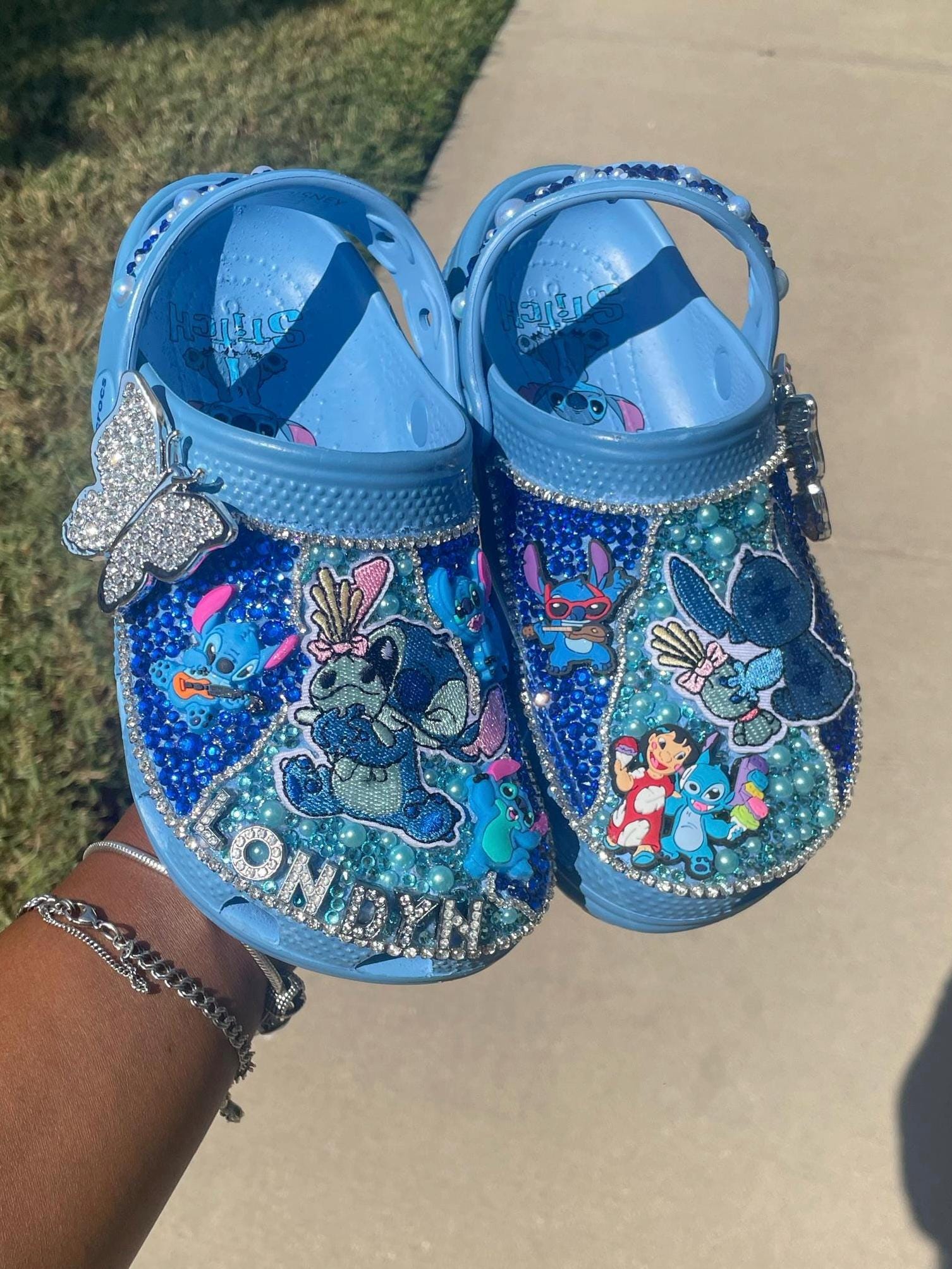 Stitch & Angel Custom Crocs - Etsy